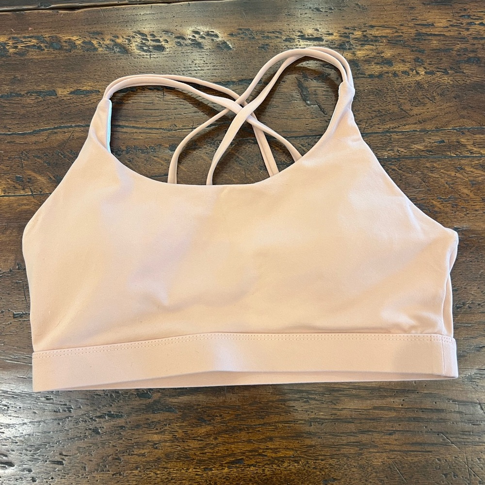 NVGTN Pink Strappy Sports Bra Intimates